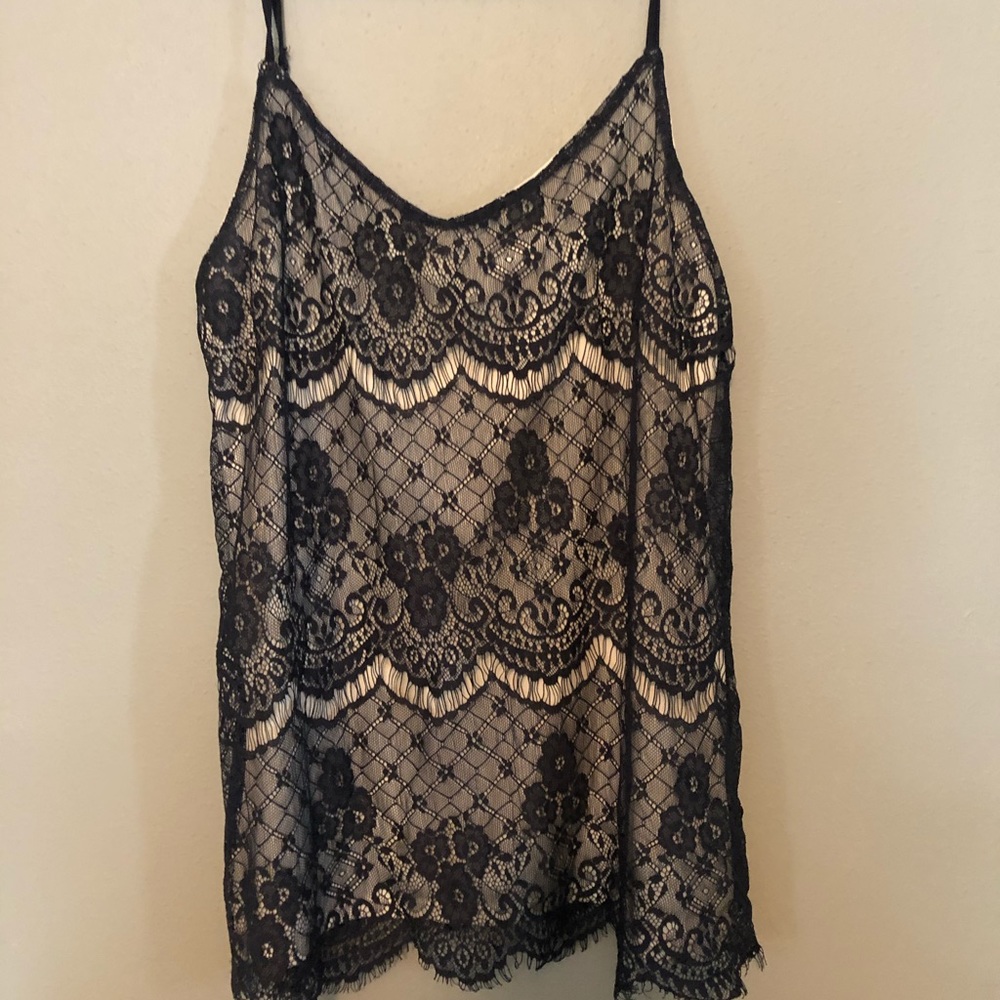 Maurices spaghetti strap lace tank